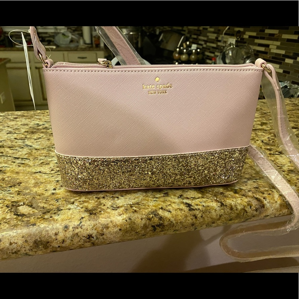 Kate Spade Glitter Crossbody, NWT